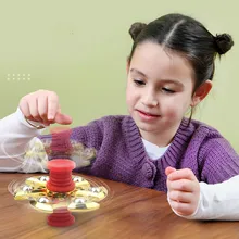 Волчок для детей и взрослых Забавный антистресс Весна гироскоп игрушки снимает стресс офисные Вечерние игры подарки для детей