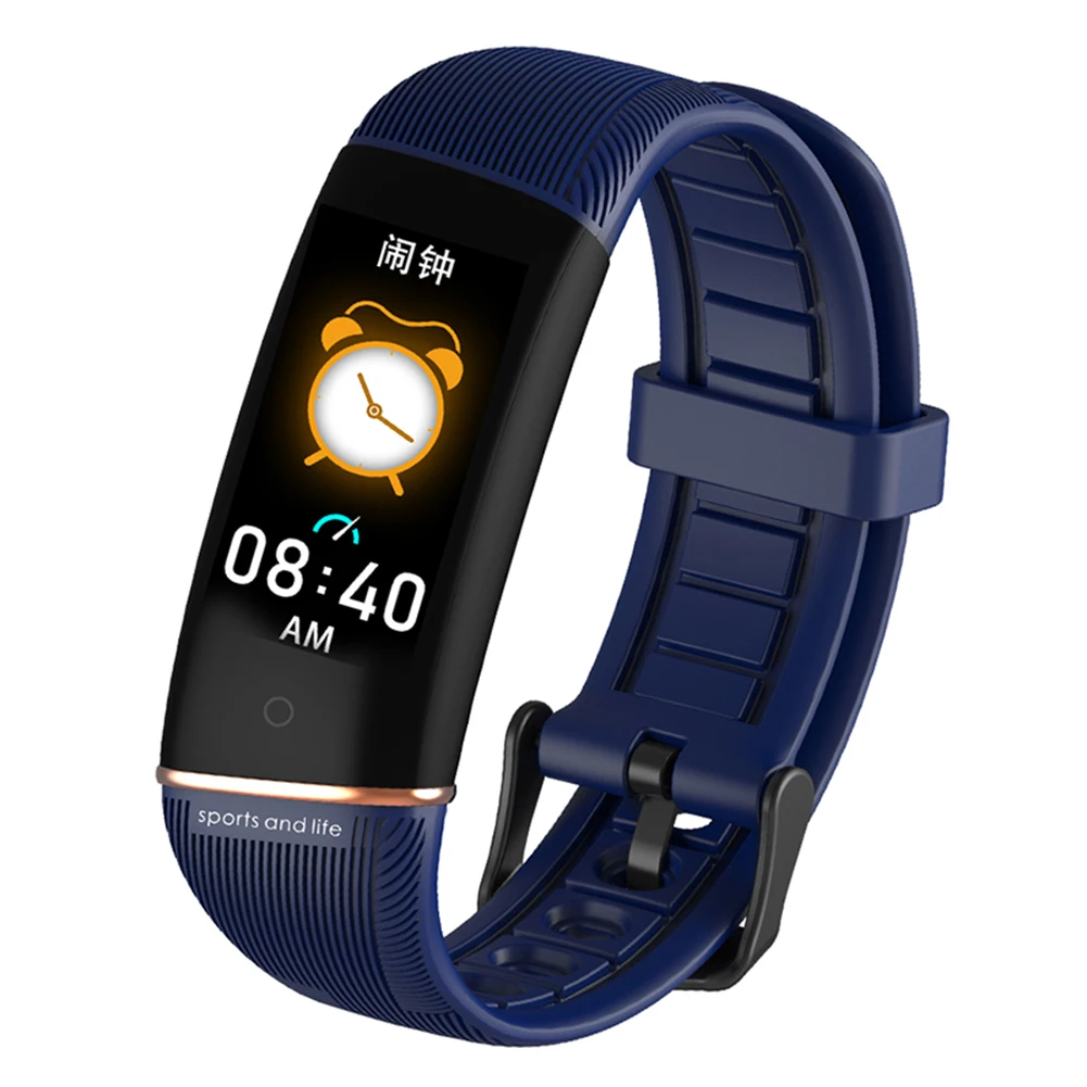 Watch Smart Watch Bluetooth Touch Screen Music Control Health Tracker Message Reminder Wristwatch Compatible with Android iOS