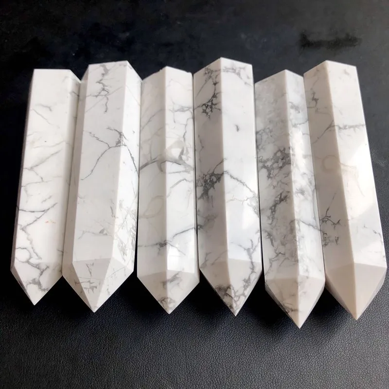 White turquoise crystal wand point (2)