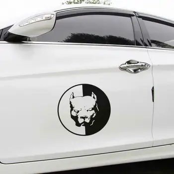 

Car Stickers and Decals Waterproof Pitbull Dog Bulldog Reflective Sticker Car Decal Decoration Suv Vehicle Auto Car Accessories