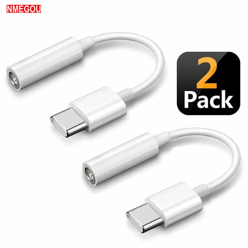2 шт. usb type C штекер для 3 5 мм разъем женщин USBC c до наушников аудио Aux кабель адаптер
