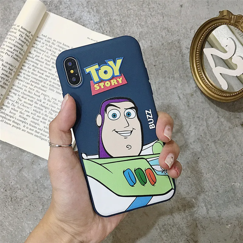 Cute Cartoon Toy Story Buzz Woody Phone Case For iPhone 6 6S 7 8 Plus X XS MAX XR Soft TPU Cover Case For iPhone 11 Pro MAX 6 S