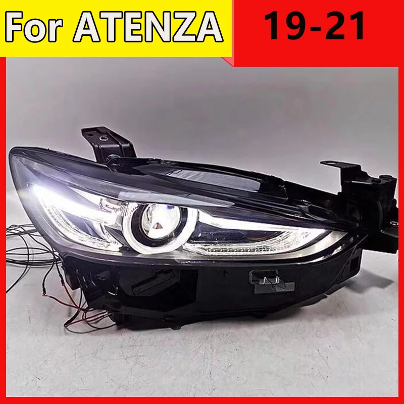 

Car Styling for 2019-2021 Mazda6 Atenza LED Headlight DRL all led Angel Eye Bi LED headlight Accessories
