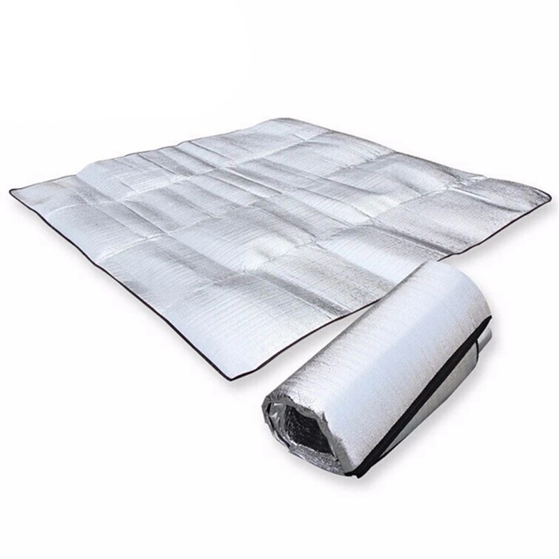 Водонепроницаемый алюминиевый фольга PE складной коврик для кемпинга складной спальный пляжный матрац походный матрац коврик