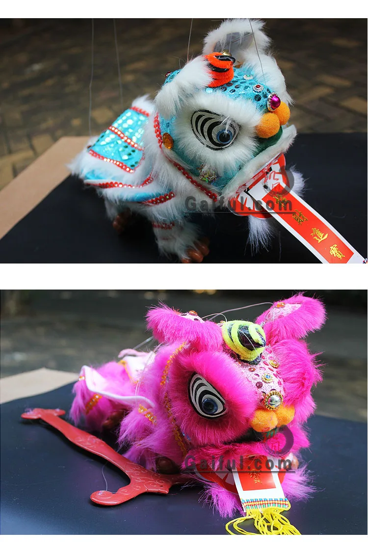 Китайские особенности народный танец льва традиционные ремесла Средний кукольный Лев Украшения отправить иностранца подарок на год