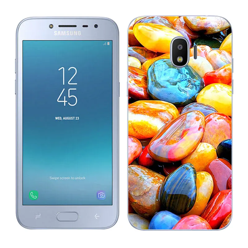 Модный чехол для Samsung Galaxy J2 Core Pro J6 J4 Plus из мягкого силикона с рисунком ТПУ чехлы для телефонов Galaxy J8 J6 J4 EU - Цвет: 06