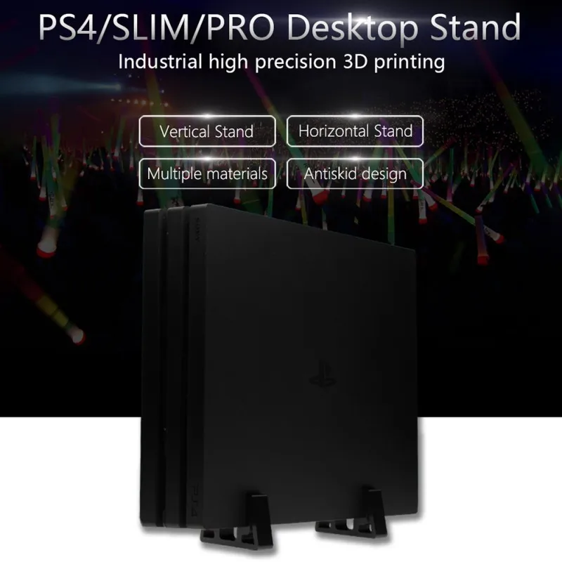 Горячая подставка с вертикальным креплением для док-станции для sony PS4 тонкая черная подставка