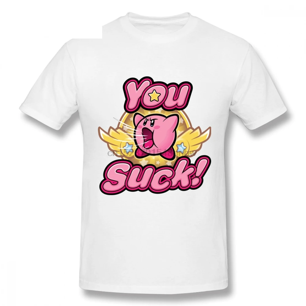 Новая распродажа футболка с надписью You Suck Kirby Новое поступление горячая