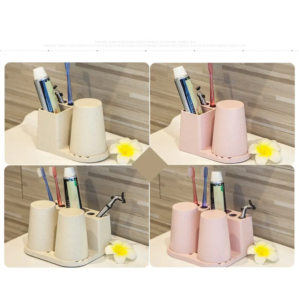 Креативная мультяшная зубная щетка переносной чехол для хранения ванной комнаты держатель зубной пасты Органайзер чашка для путешествий