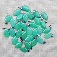 Лидер продаж Модные натуральный Сумасшедший оникс каменные подвески лошадиный глаз для изготовление ювелирных ожерелий 30 шт в наборе - Окраска металла: orange