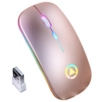 

Ergonomic Wireless Mouse Rechargeable Silent Portable Cute Mini Works For PC 110x60x25MM EM88