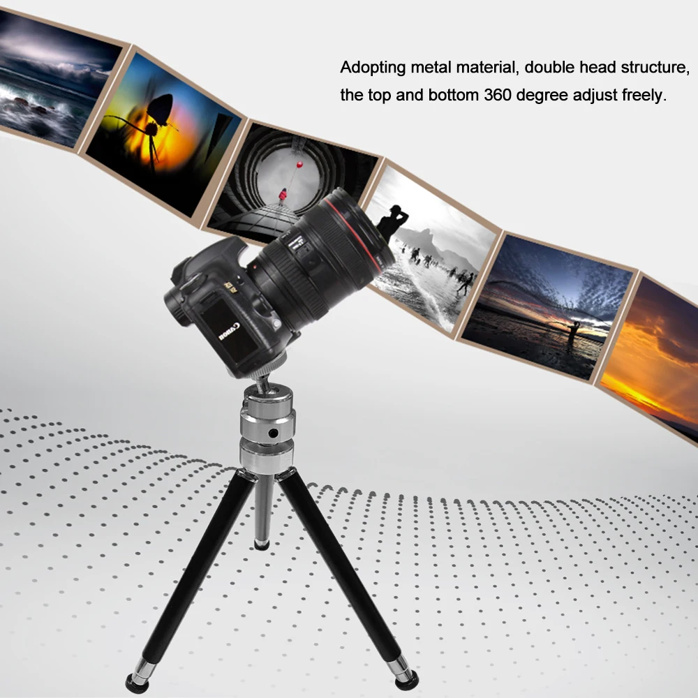 Projector Tripod Stand Mini Flexible Aluminum Alloy 76.8g