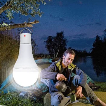 

Portable Bulb Solar Powered Panel LED Lighting Lights 9W Remote Control Lamp
