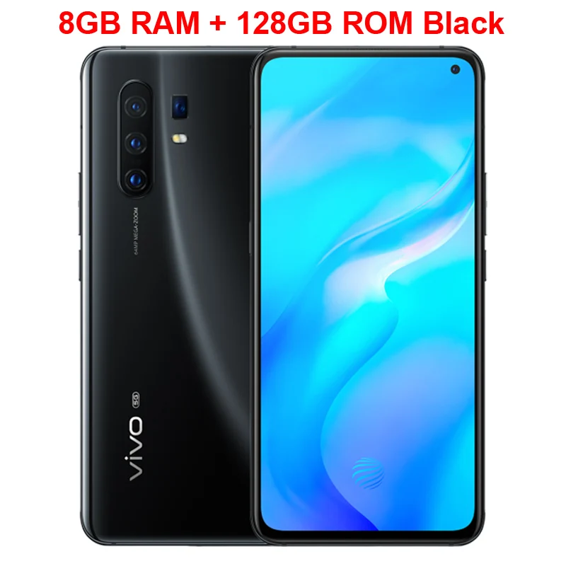 Black 8GB 128GB vivo x30 Pro 5G мобильный телефон 6,44 дюймов HDR 8 ГБ+ 128 ГБ Exynos 980 Восьмиядерный Android 9,0 Quad камеры 4350 мАч смартфон - Цвет: Black 8GB 128GB