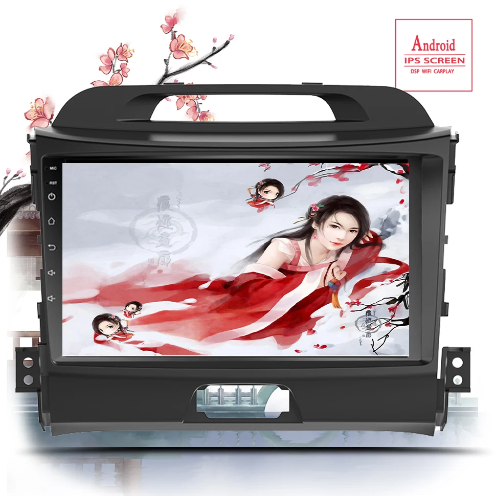 2Din Car Android 13 Radio Multimedia Player Per Kia Sportage 2010 2011 2012 2013 2014 2015 2 Din Autoradio Video Gps Navi Player