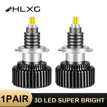 

H7 LED Super Bright 24 Sides H11 led lamp 72PCS CSP Chips Auto Light H8 H1 9012 HB4 HB3 LED car headlight 18000LM 12V HLXG 2pcs