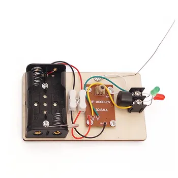 

DIY Wireless Telegraph Assemble Toy Battery Powered Telegraph Kit Kids Science Experiment Toy Set