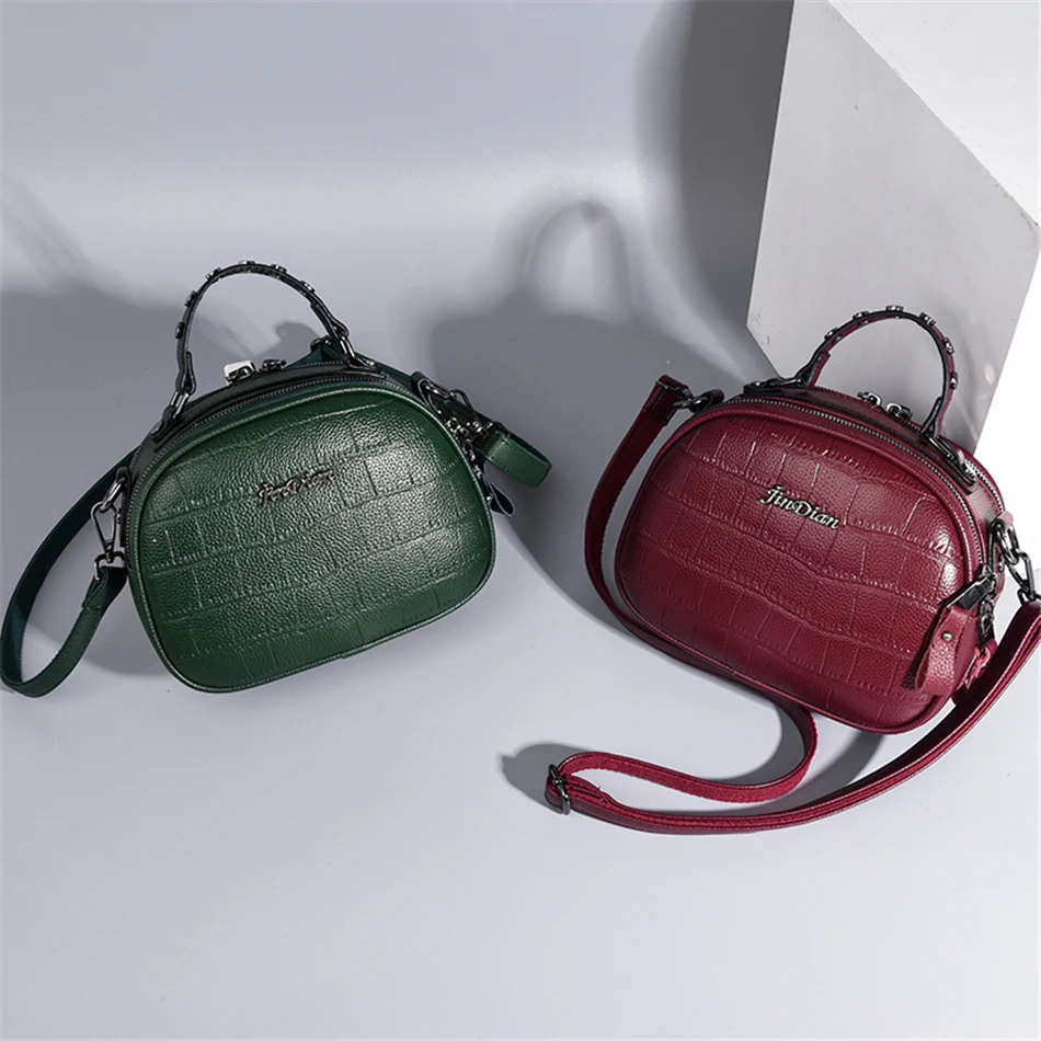 Маленькие круговые кожаные роскошные сумки женские сумки дизайнерские ...