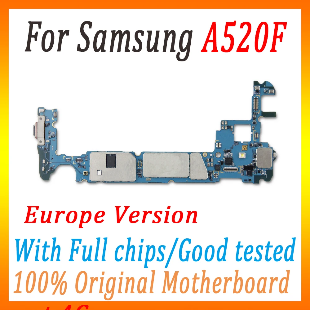 32 Гб Европейская версия для samsung Galaxy A5 A520F одна карта оригинальная материнская плата для samsung Galaxy A5 A520F материнская плата