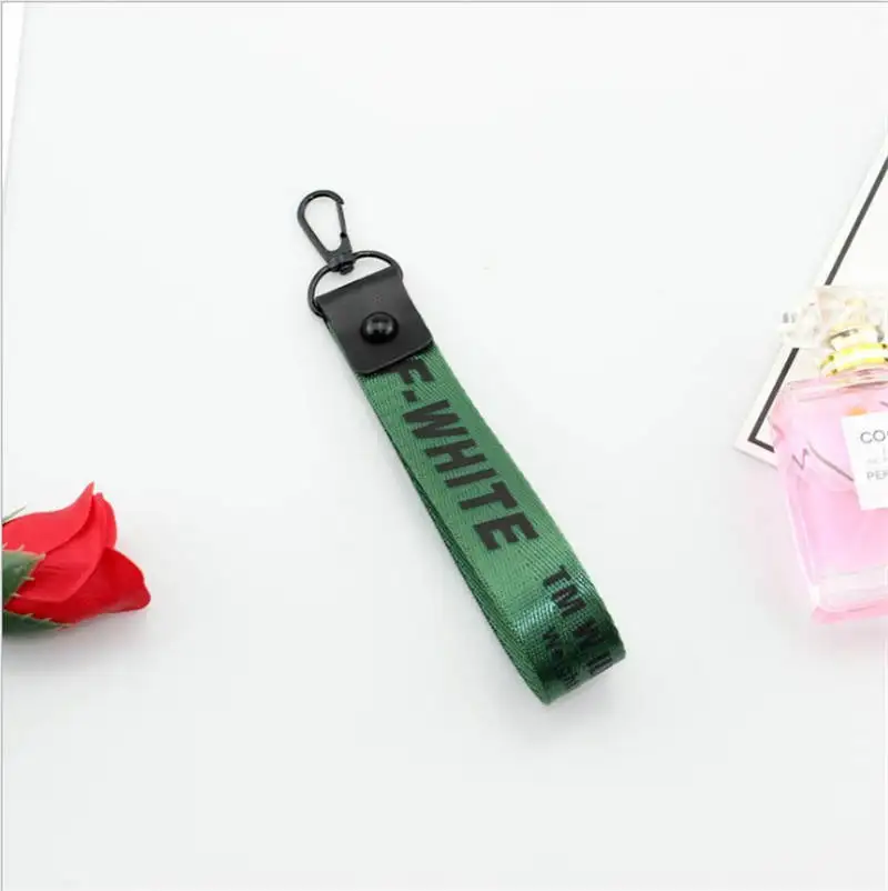 Off White брелок для женщин лента чехол для телефона кошелек сумка брелок 5 цветов llaveros sleutelhanger chaviro portachiavi