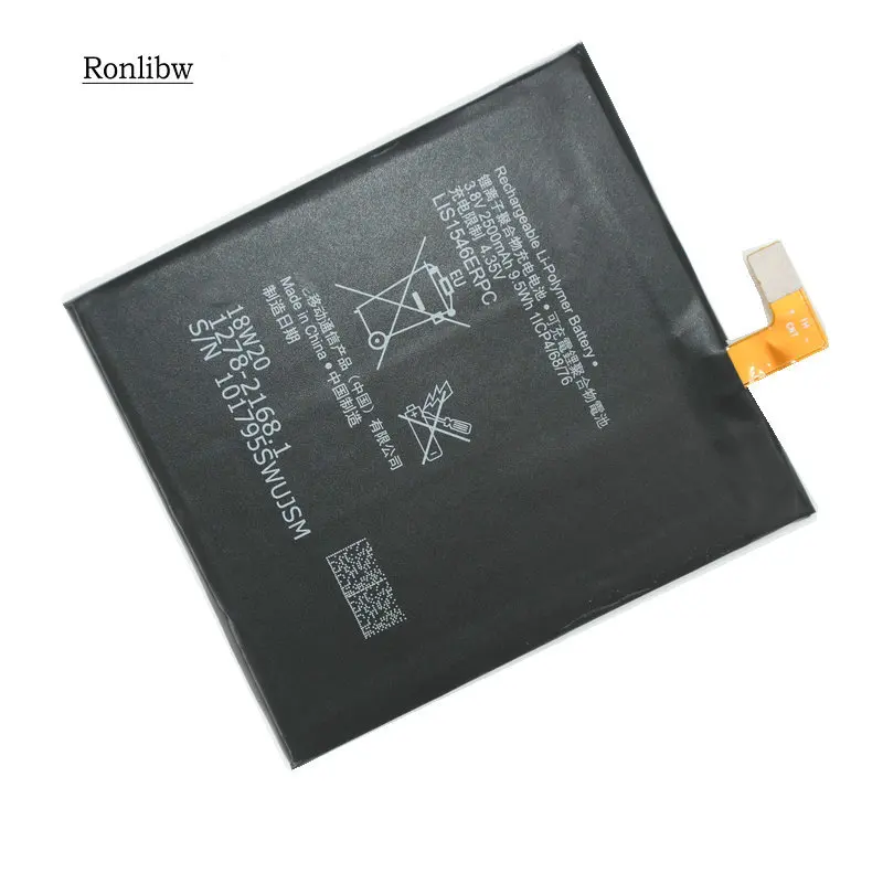 Аккумулятор Ronlibw 2500 мАч LIS1546ERPC сменный мобильный телефон для Sony Xperia C3 T3 D2533 M50W D5103