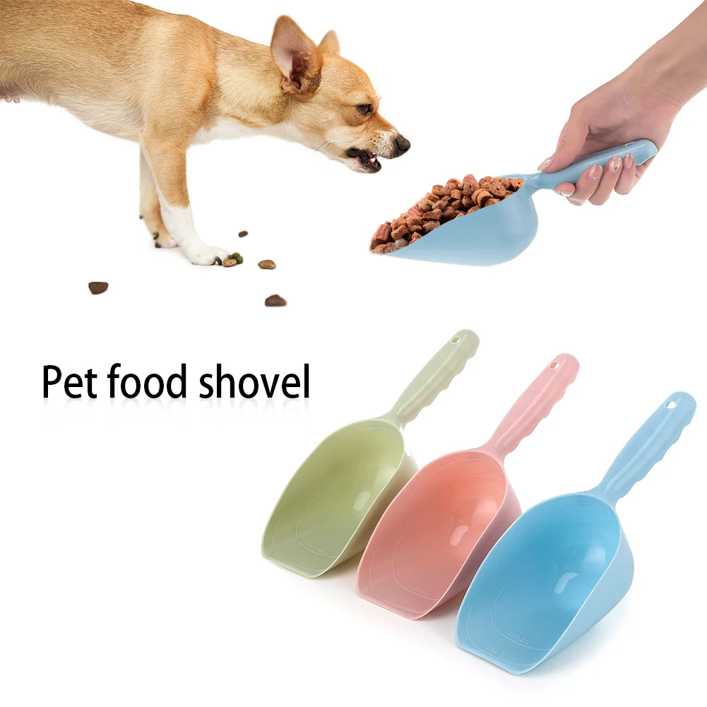 

Large Capacity Thickening Dog Spoon Plastic Shovel Pet Feeder Pet Feeding Shovel Cat Food Scoop Lovely and Beautiful Appearance