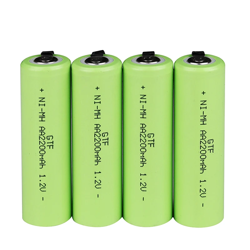 Herinnering ergens Verder Gtf 1.2V Aa Oplaadbare Batterij 2200Mah Nimh Mobiele Groen Shell Met Lassen  Tabs Voor Philips Elektrisch Scheerapparaat Scheermes  tandenborstel|Oplaadbare Batterijen| - AliExpress