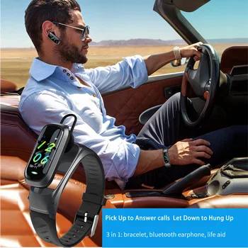 

High Quality 5.0 Ultra-low Power Consumption B9 Bluetooth Smart Bracelet Pedometer Heart Rate Blood Pressure Monitor Tracker