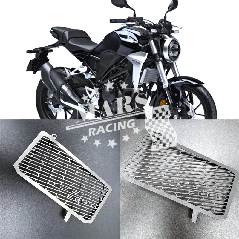 Moto In Acciaio Inox Radiatore Guard Protezione Della Copertura Di Griglia Del Radiatore Per Honda Cb300R 2018 2019 Cb-300R Cb 300R Cb 300 R
