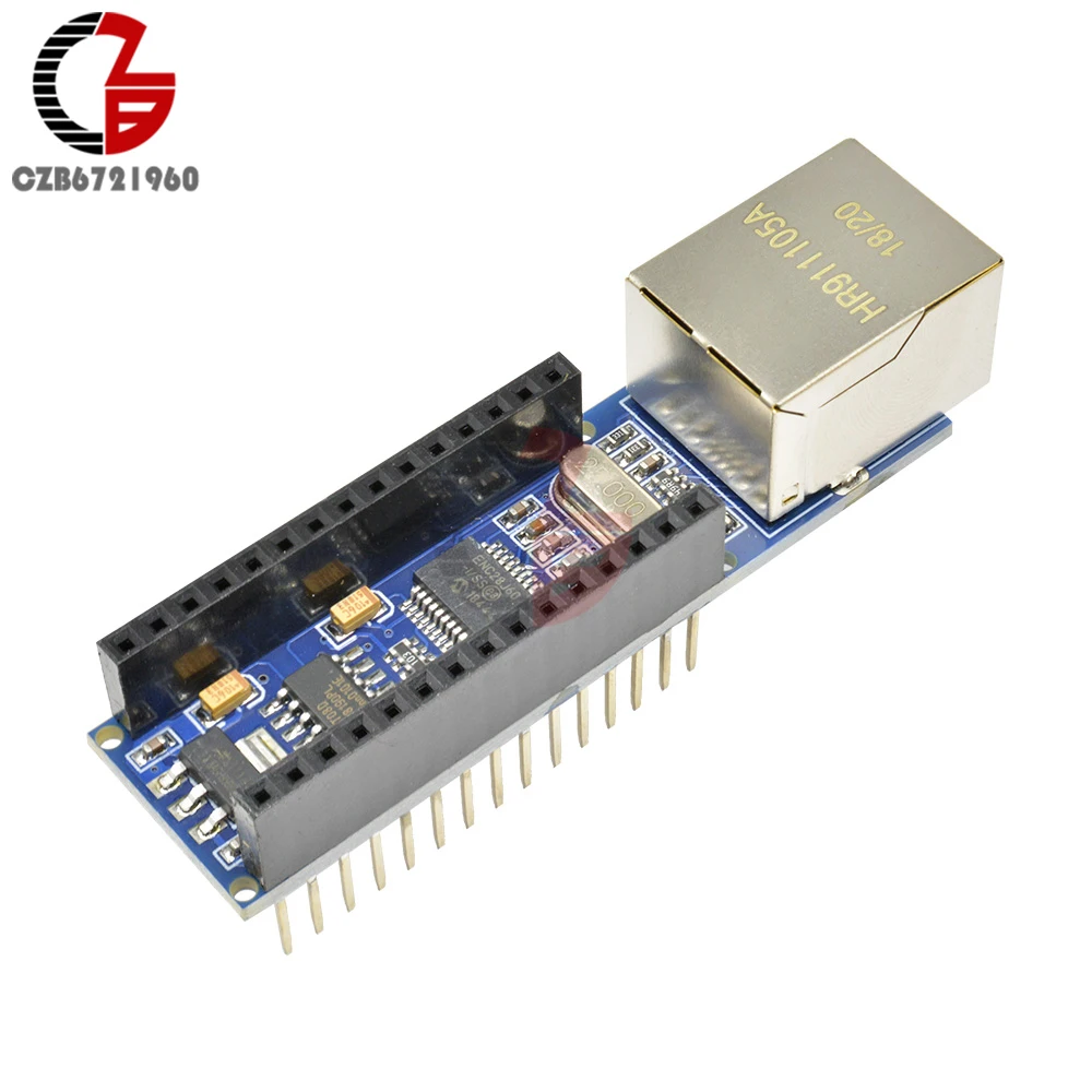 Nano V3 Ethernet щит ENC28J60 микрочип HR911105A веб сервер плата модуль для Arduino 3 0|module for arduino|module