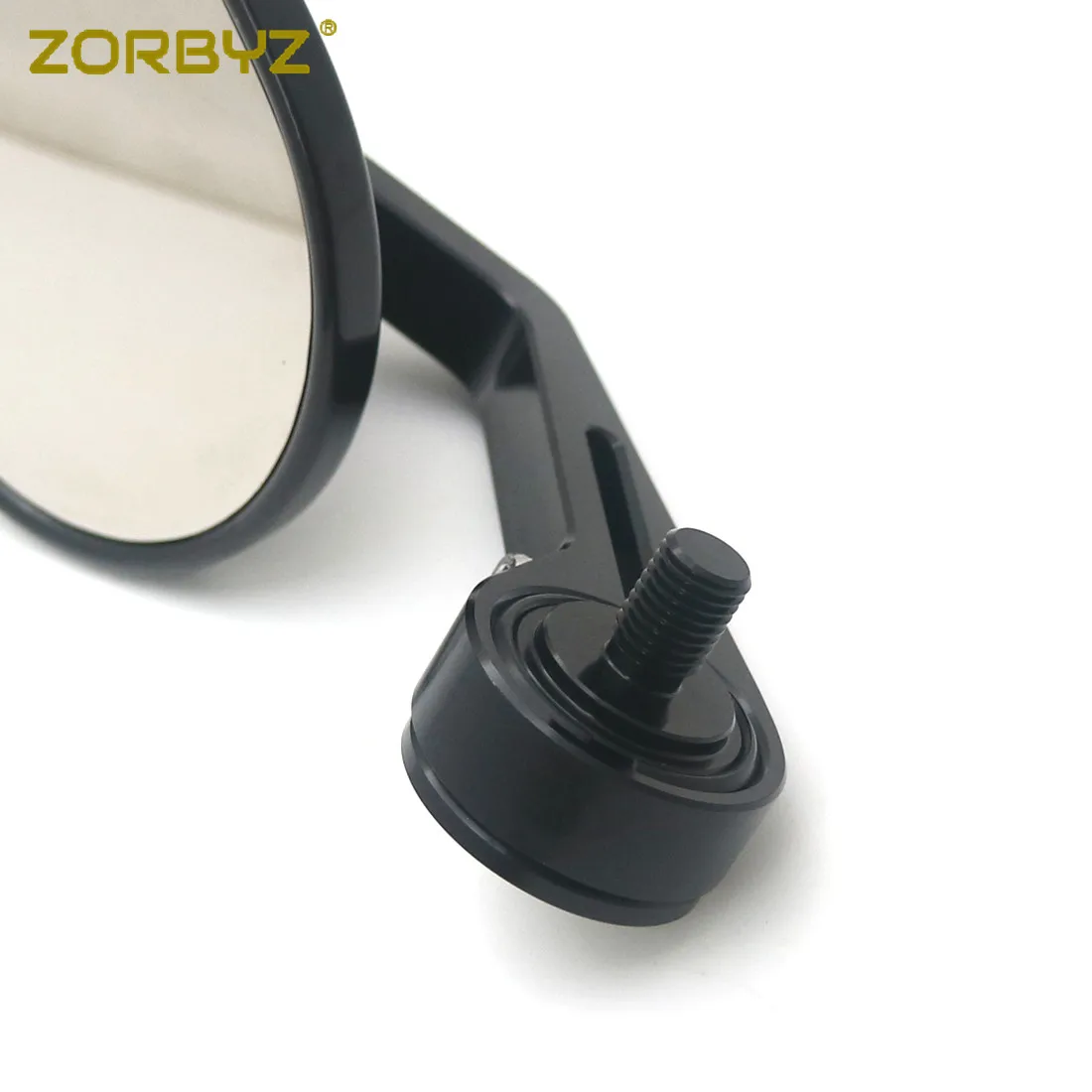 ZORBYZ мотоциклетные черные овальные ручки бар конец зеркало заднего вида 10 мм резьба внутри крепление для Aprilia CR150
