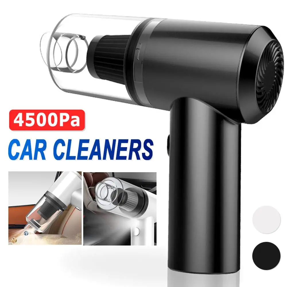 

Portable mini car vacuum cleaner Dry and wet dual purpose hand held car vacuum cleaner for car interior and home cleaning