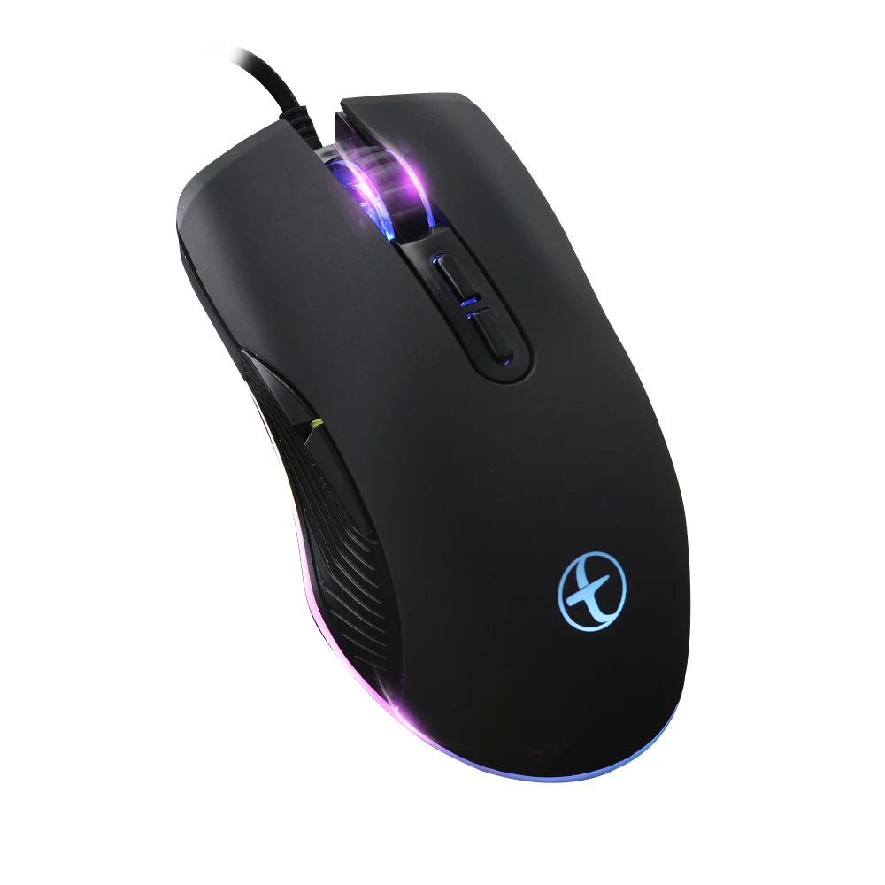Оптическая Проводная игровая мышь CHYI с RGB светильник кой компьютерные мыши 3200 DPI 7