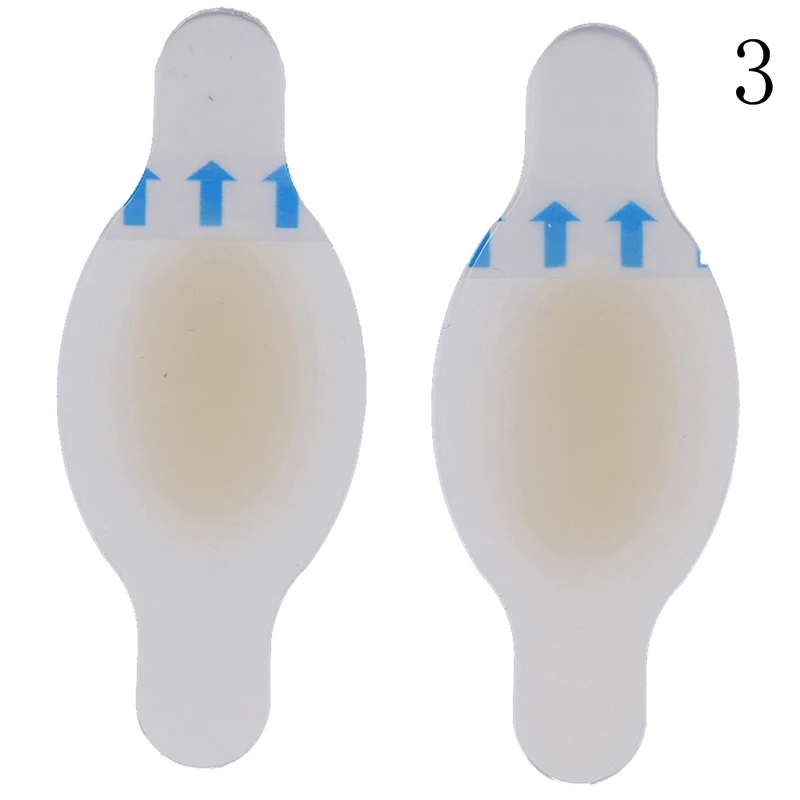 2 шт гелевые наклейки для ног мягкие Гидроколлоидные подушечки уход за пяткой облегчение боли мозолей бинты клейкие подушечки для мозолей - Цвет: type 3