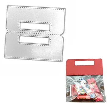 

Christmas Dies Bag Handle Metal Cutting Dies Stencil Template Embossing Scrapbooking Cards Decor DIY Crafts Cutter Punch