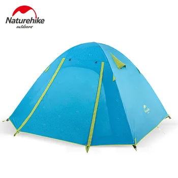 

Naturehike 4 season 200x130x110 cm Double Layer 2 Person Outdoor Camping Hike Travel Tent P2 Beach sun UV protection tent