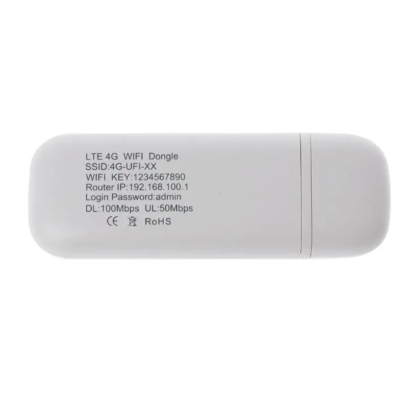 

4G LTE USB Modem Network Adapter With WiFi Hotspot SIM Card 4G Wireless Router For Win XP Vista 7/10 Mac 10.4 IOS 27RA