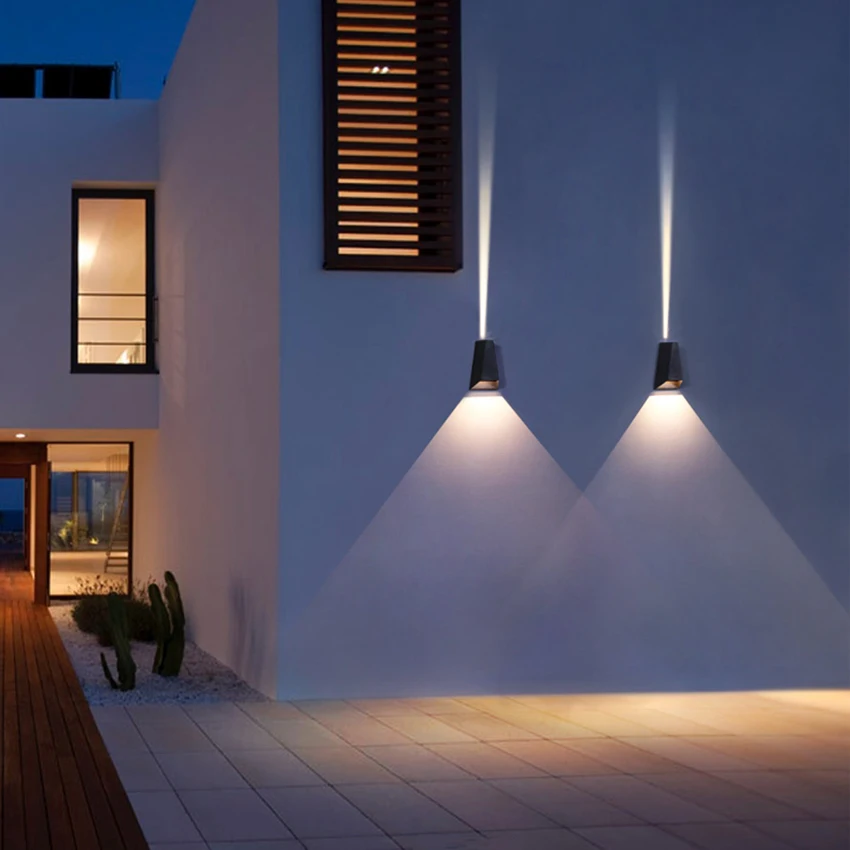 Открытый сад настенный светильник водонепроницаемый скандинавский балкон спальня прохода простой современный коридор двор гостиная светодиодный настенный светильник BL08