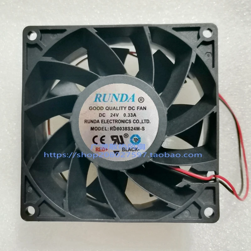 Original Rd8038s24m-s 24v 0.33a 8cm 8038 Máquina de Solda Elétrica Alto Volume Vento Inversor Ventilador Refrigeração
