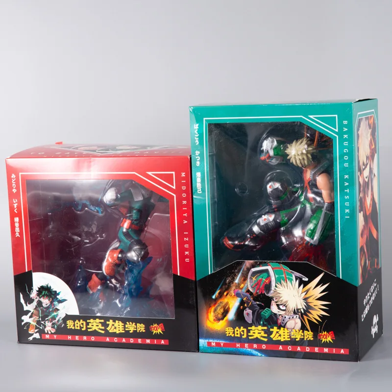 Аниме Мой герой Academy Gk бакуго кацуки против. Midoriya Izuku ПВХ фигурка модель игрушки кукла подарок