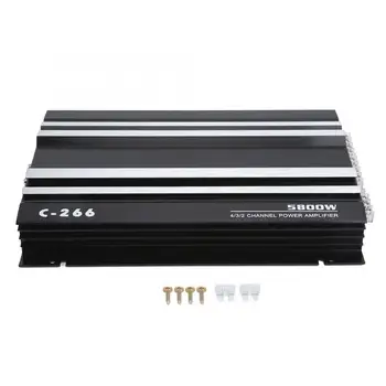 

5800W 12V High-Power Car Amplifier Hi-Fi Portable Audio Stereo Sound Subwoofer Car Modification Parts Auto Accessorie
