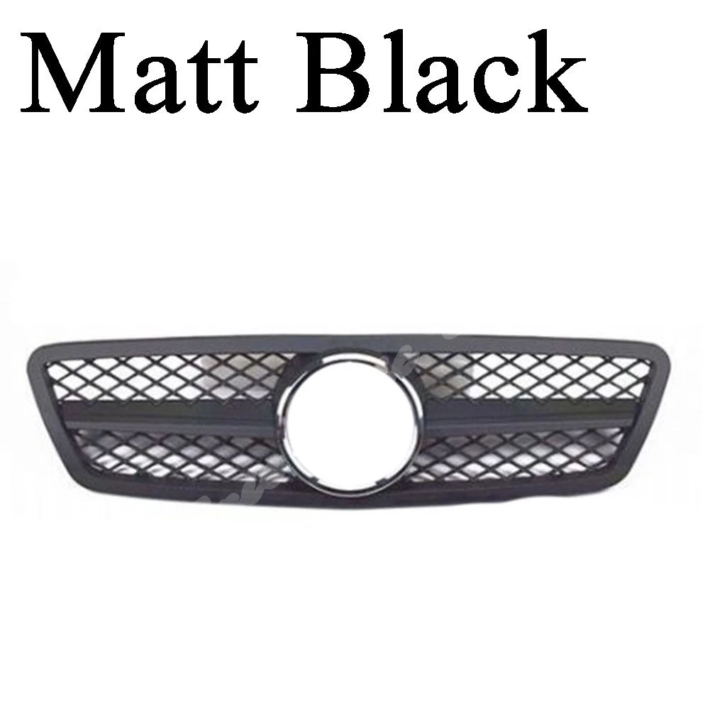 Передняя гоночная заготовка бампера Решетка верхней подтяжки лица гриль для Mercedes-Benz W203 C класс 2001-2007