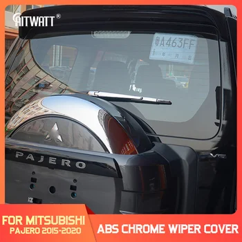 

Fit For Mitsubishi Pajero IV V80 2015-2020 Car Styling Chrome Rear Window Wiper Arm Blade Cover Trim Sticker Accessories 4pcs