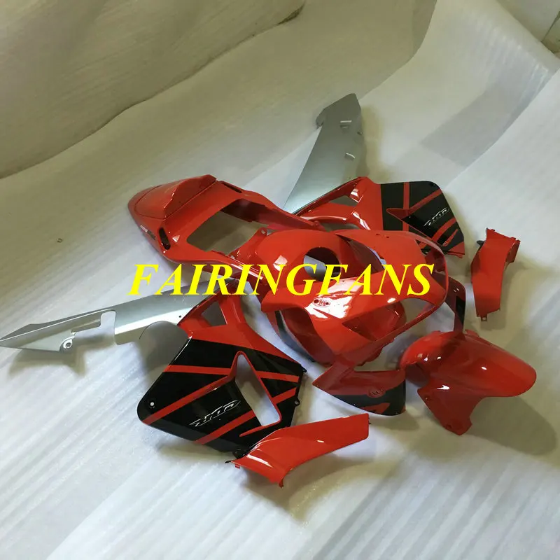 Инжекторный комплект для HONDA CBR600RR F5 03 04 CBR 600 RR CBR 600 RR CBR 600 2003 2004 красного и серебристого цвета Обтекатели на кузов+ подарки HC49