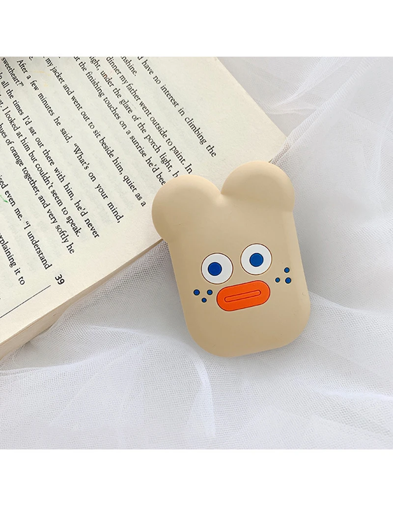 Hyaluronic acid duck Kingqiu,, 3D Универсальный растягивающийся Кронштейн для мобильного телефона с мультипликационным принтом, подставка для телефона, автомобильный держатель для телефона - Цвет: Hyaluronic acid duck