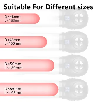 Penis Pump with Lubricant Rechargeable Cock Vacuum Pump For Men Penis Enlargement Male Masturbators Penise Extender Sex Toys 2