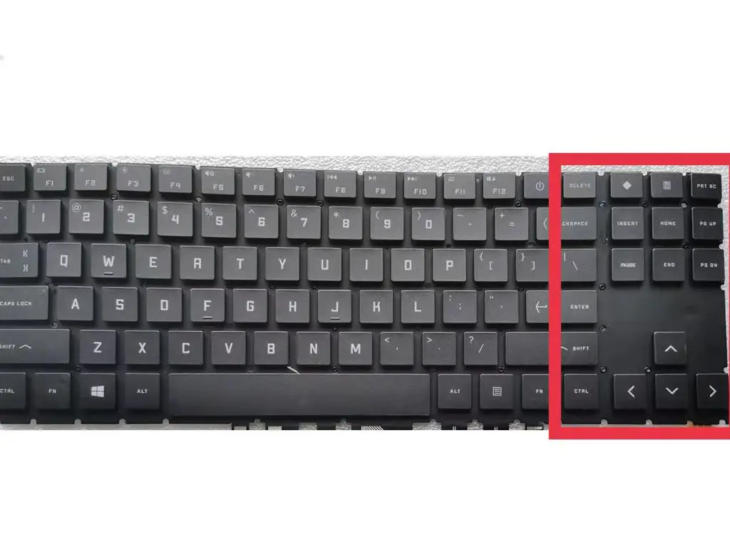 Nuovo Marchio Di Laptop Originale Per Tastiera Hp Omen 15-En 15-Ek Tpn-Q238 Tpn-Q236 Retroilluminazione Usa Versione Amd Standard Retroilluminato Usa