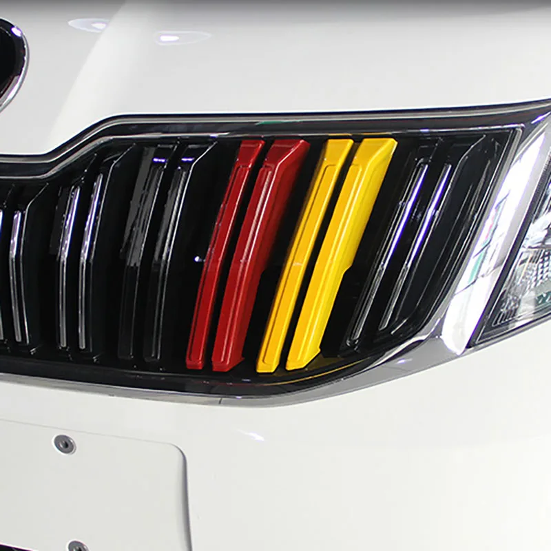 for SKODA KAMIQ 2018-2020 front grille triband Decorative strip
