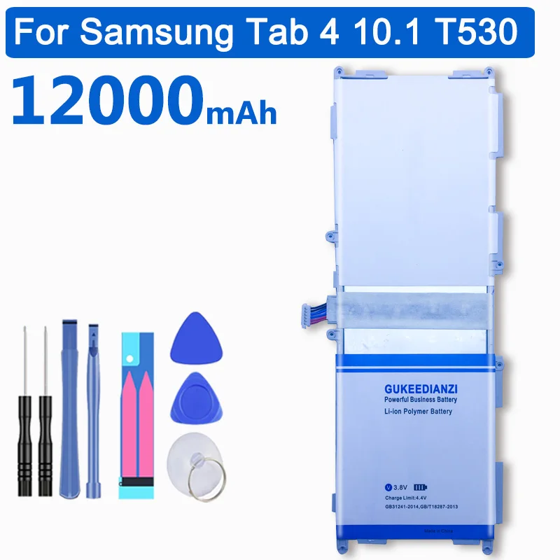 12000 мАч планшет Батарея для samsung GALAXY Tab 4 10,1 SM-T530 SM-T531 SM-T533 SM-T535 SM-T537 P5220 EB-BT530FBC EB-BT530FBE