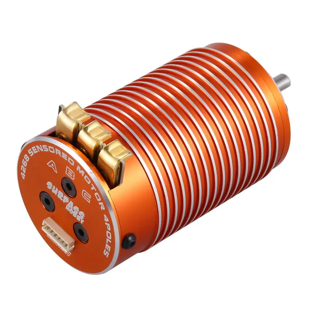 SURPASS HOBBY 4268 2650KV 4 полюса сенсорный бесщеточный двигатель для 1/8 RC гоночный автомобиль грузовик Truggy на дороге
